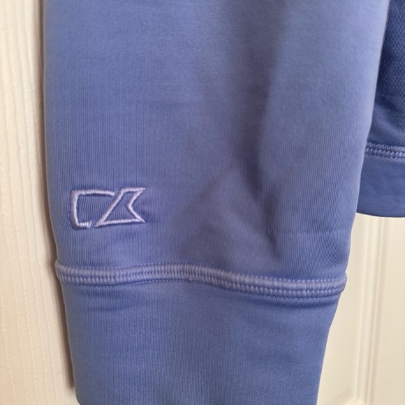 Men’s Cutter & Buck (CB) Golf Quarter zip pullover, Light Blue s-Large. - Picture 9 of 10
